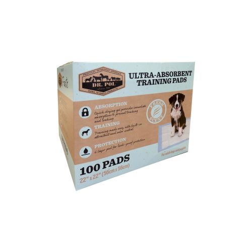 Dr. Pol Ultra-Absorbent Fresh Scent Training Pads - 100 Count - 22x22 Dr. Pol Ultra-Absorbent Fresh Scent Training Pads - 100 Count - 22x22