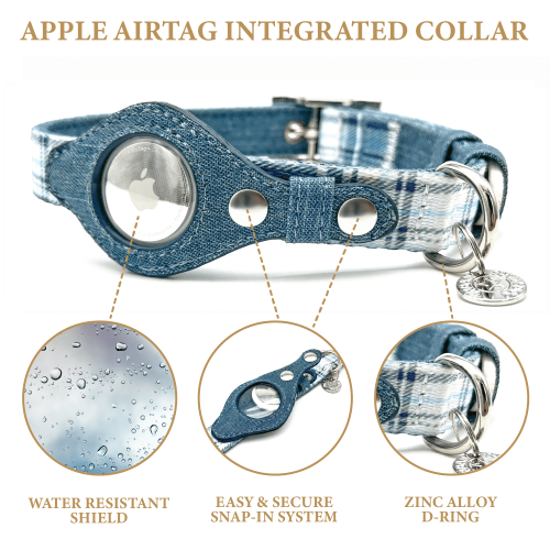 Apple Airtag Integrated Collar Apple Airtag Integrated Collar